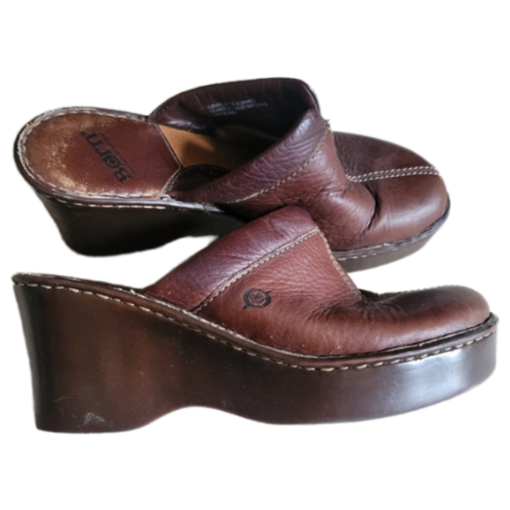 Born Leather Women's Mules size 40.5/US 9